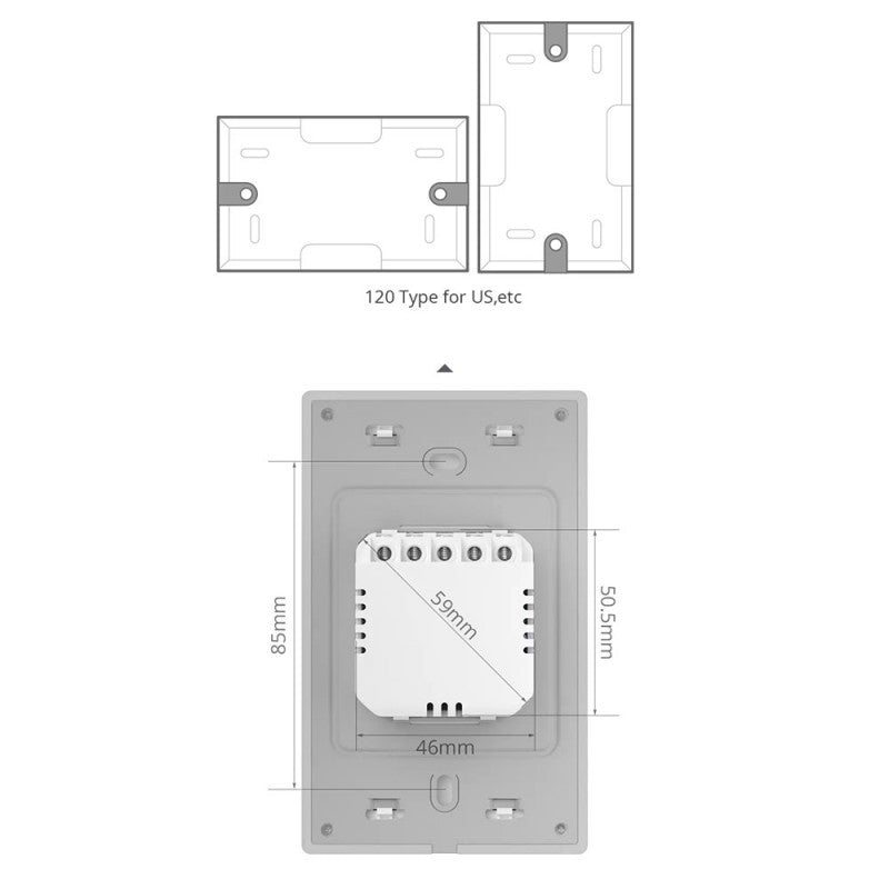 Sonoff TX Ultimate Smart Touch Wall Switch (1/2/3/4 Gang)