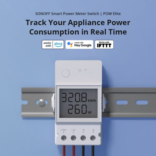 Sonoff POWR320D Smart Geyser Timer 20A with Power Monitoring (WiFi)