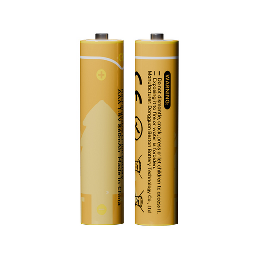 BESTON AAA Rechargeable Lithium-ion Battery | 10440 | 1.5V | 860mAh | 4 Pack