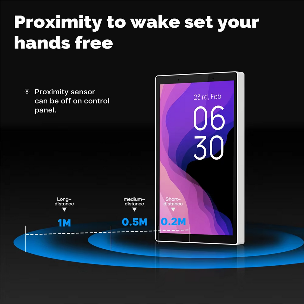 Smart WIFI 5 inch In-Wall Touch Screen Control Panel
