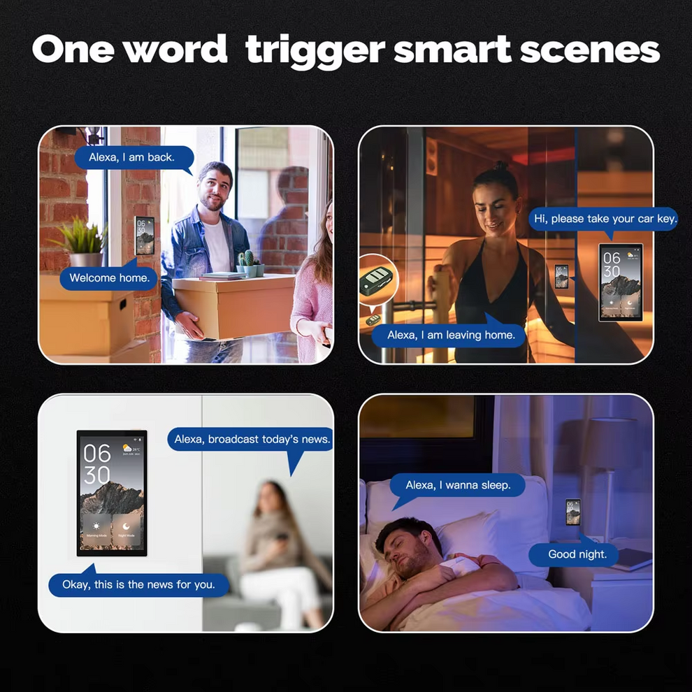Smart WIFI 5 inch In-Wall Touch Screen Control Panel