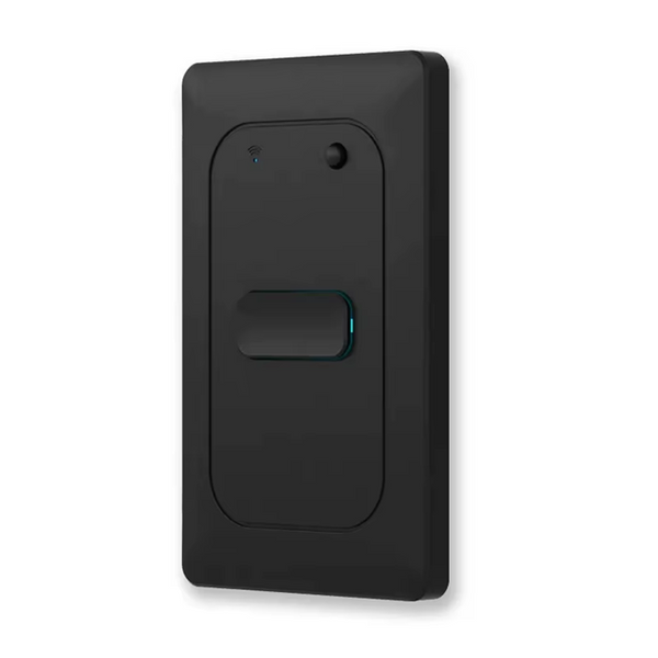 Smart WI-FI 1CH LED Light Button Switch | Live & Neutral / Live & No Neutral Wire | Black