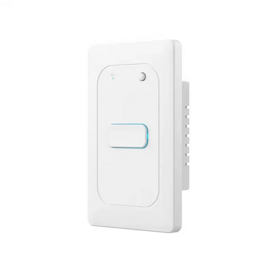 Smart WI-FI 1CH LED Light Button Switch | Live & Neutral / Live & No Neutral Wire | White