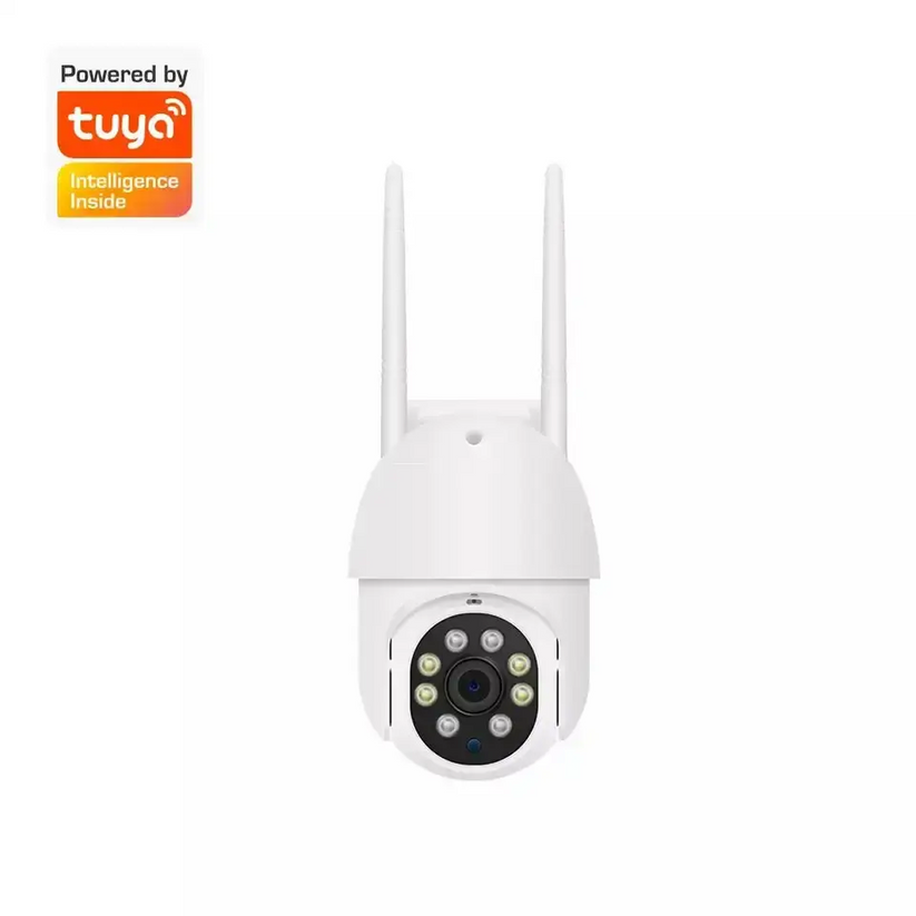 Smart Wi-Fi NVR CCTV Camera Kit With 4 PTZ Outdoor Waterproof 3MP Cameras and Audio