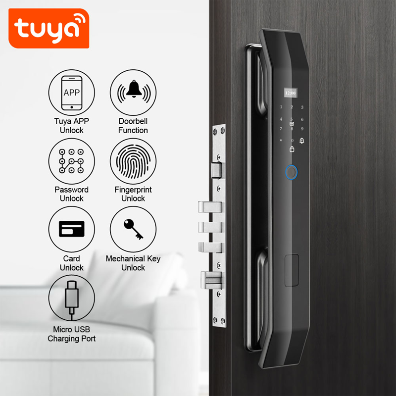 Smart WI-FI Door Handle (Face) D14 Lock