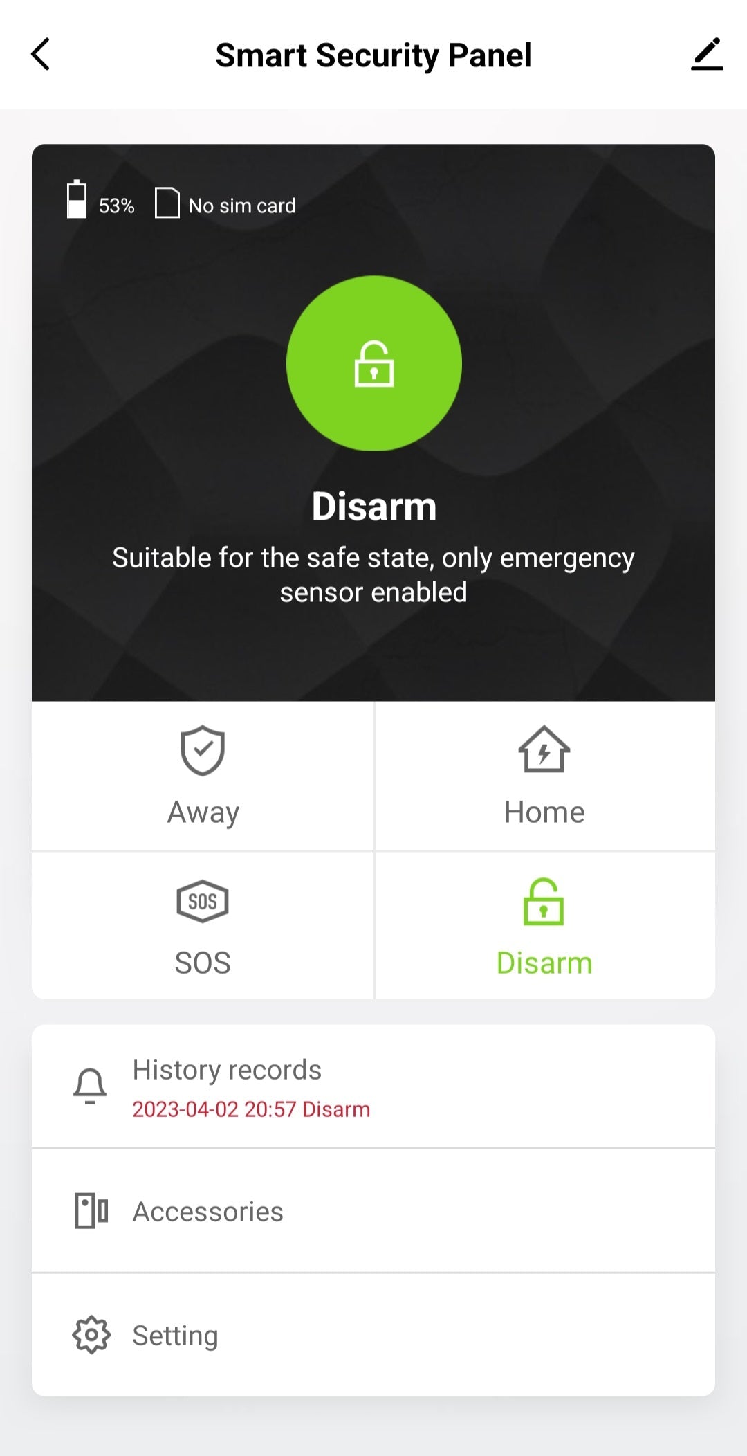 Smart WIFI 4G SIM Card 7 inch Touch Screen Alarm System | H700 | 5V/ 12V w/ Backup Battery