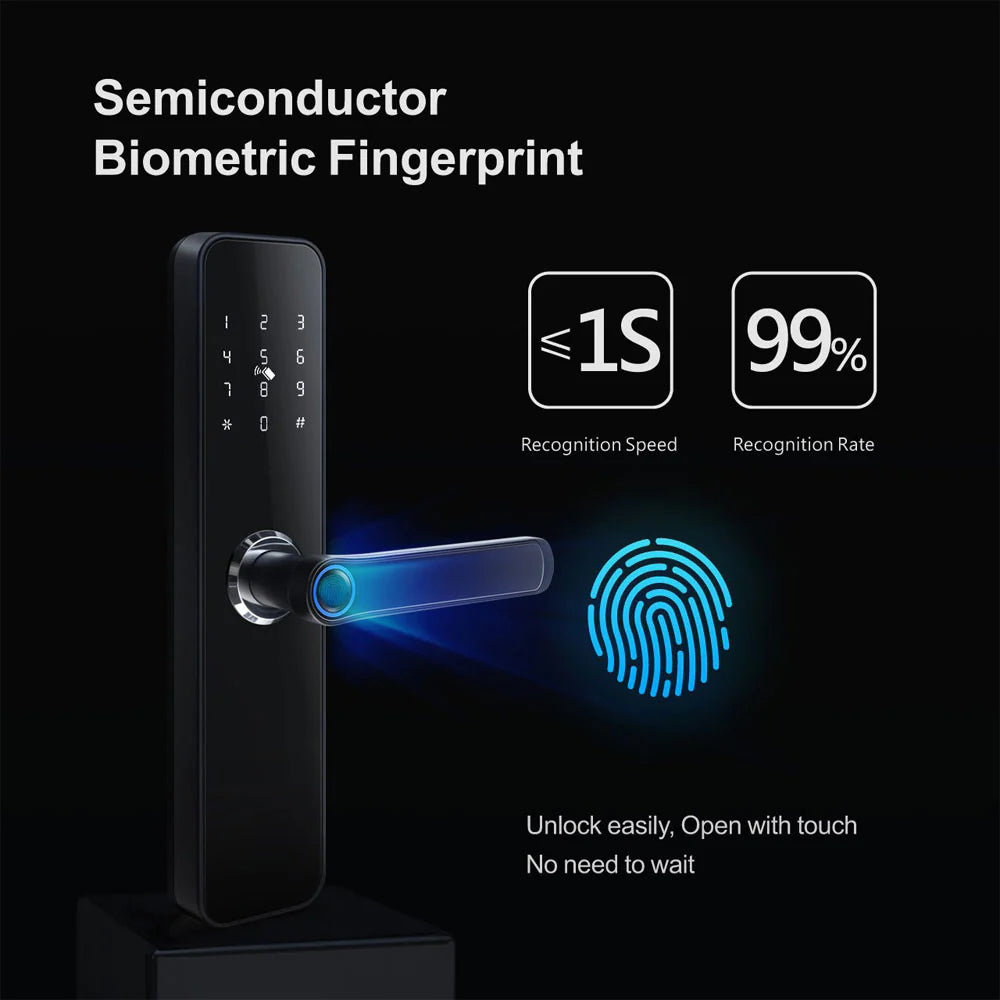 Smart Wi-Fi Door Lock - S28 Black
