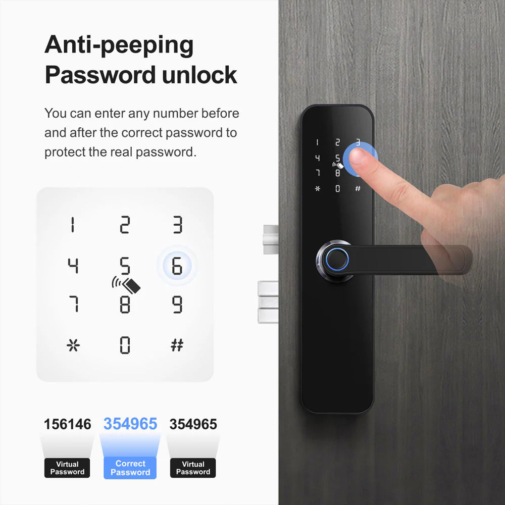 Smart Wi-Fi Door Lock - S28 Black