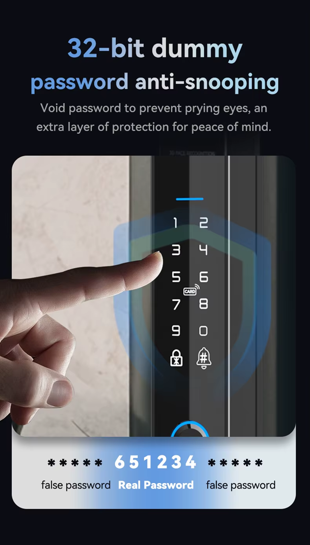 Smart WIFI Slim Lock - F8 (Waterproof)