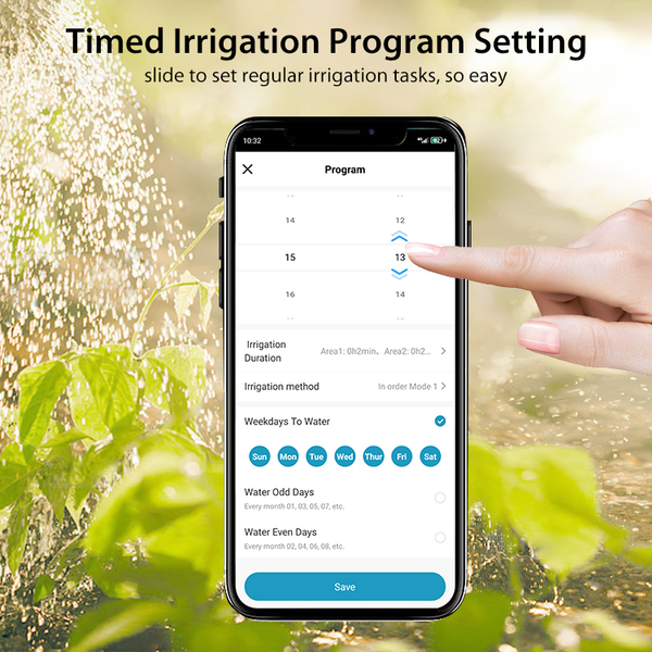 Smart WI-FI 16 Zone Irrigation Controller Switch with 24V Power Supply
