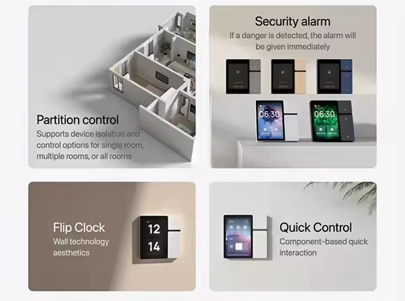 Smart 3.5 inch In-Wall Touch Screen Control Panel