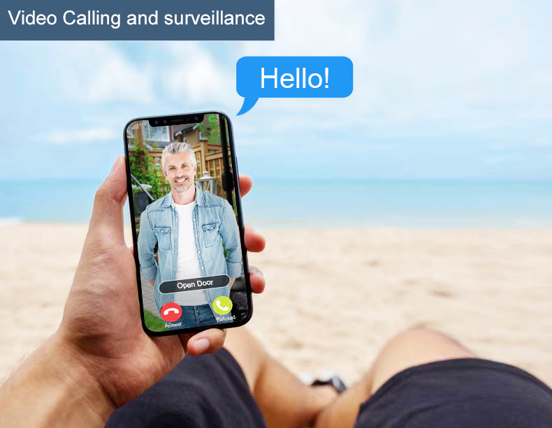 Smart Wi-Fi Waterproof 12V Camera Access Door/Gate FC5