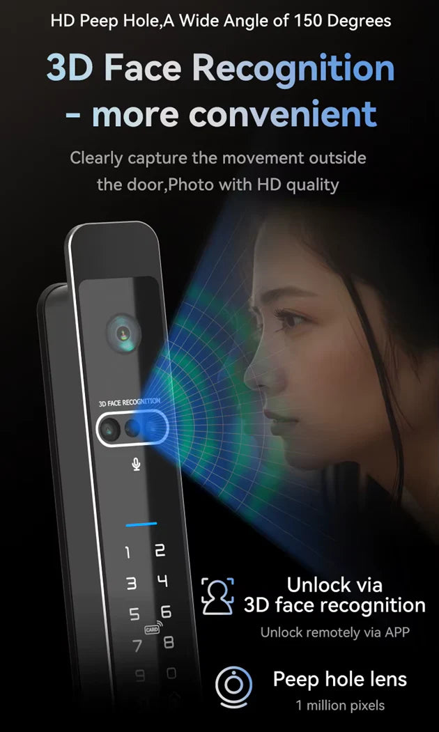 Smart WIFI Slim Lock - F8