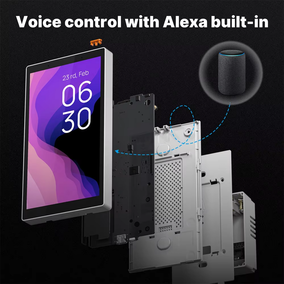 Smart WIFI 5 inch In-Wall Touch Screen Control Panel