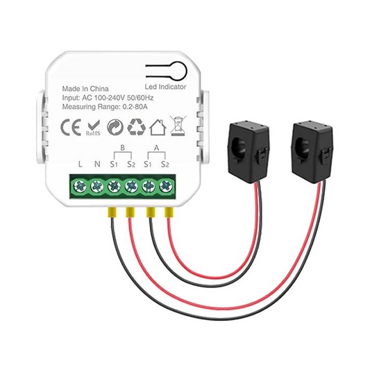 Smart Wi-Fi Energy Monitor - with 2x 80A sensors