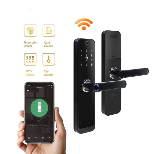 Smart Wi-Fi Door Lock - S28 Pro (Black)