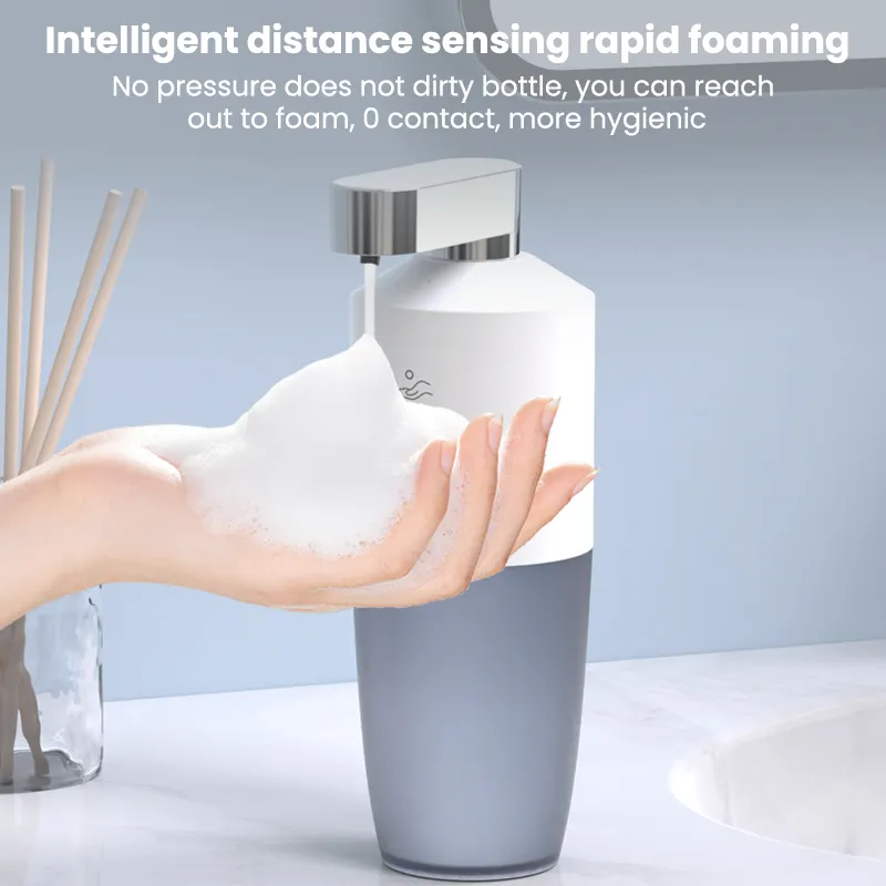 Electric Single Soap Foam Dispenser | 5V Rechargeable | 280ml refillable | Table top