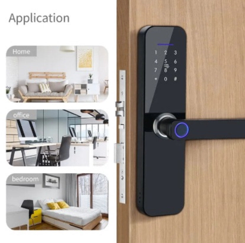 Smart Wi-Fi Door Lock - P8 (Silver)