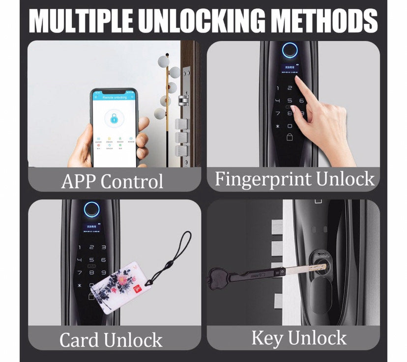 Smart MP Wi-Fi Door lock, with Front Camera