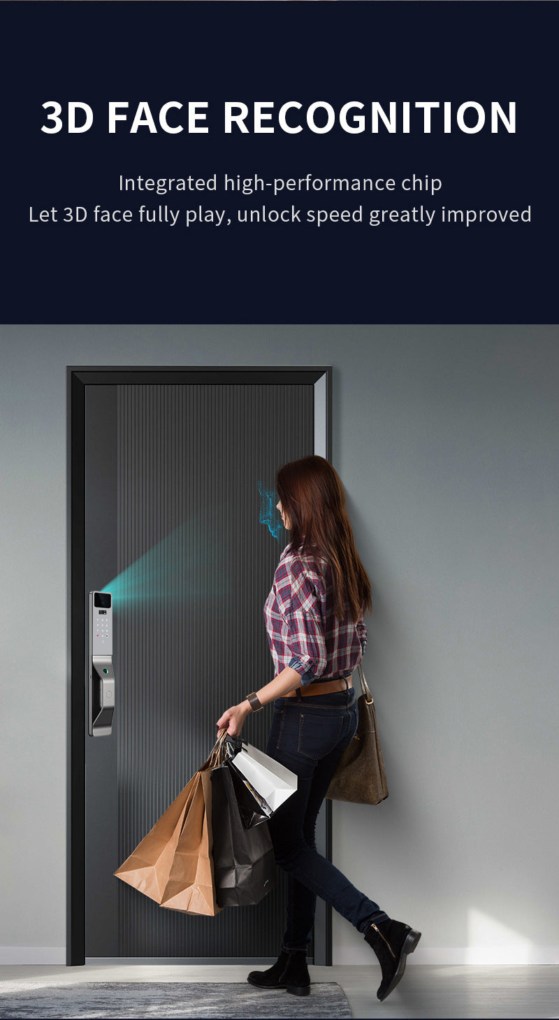 Smart Wi-Fi Door Handle (Face) Lock C5