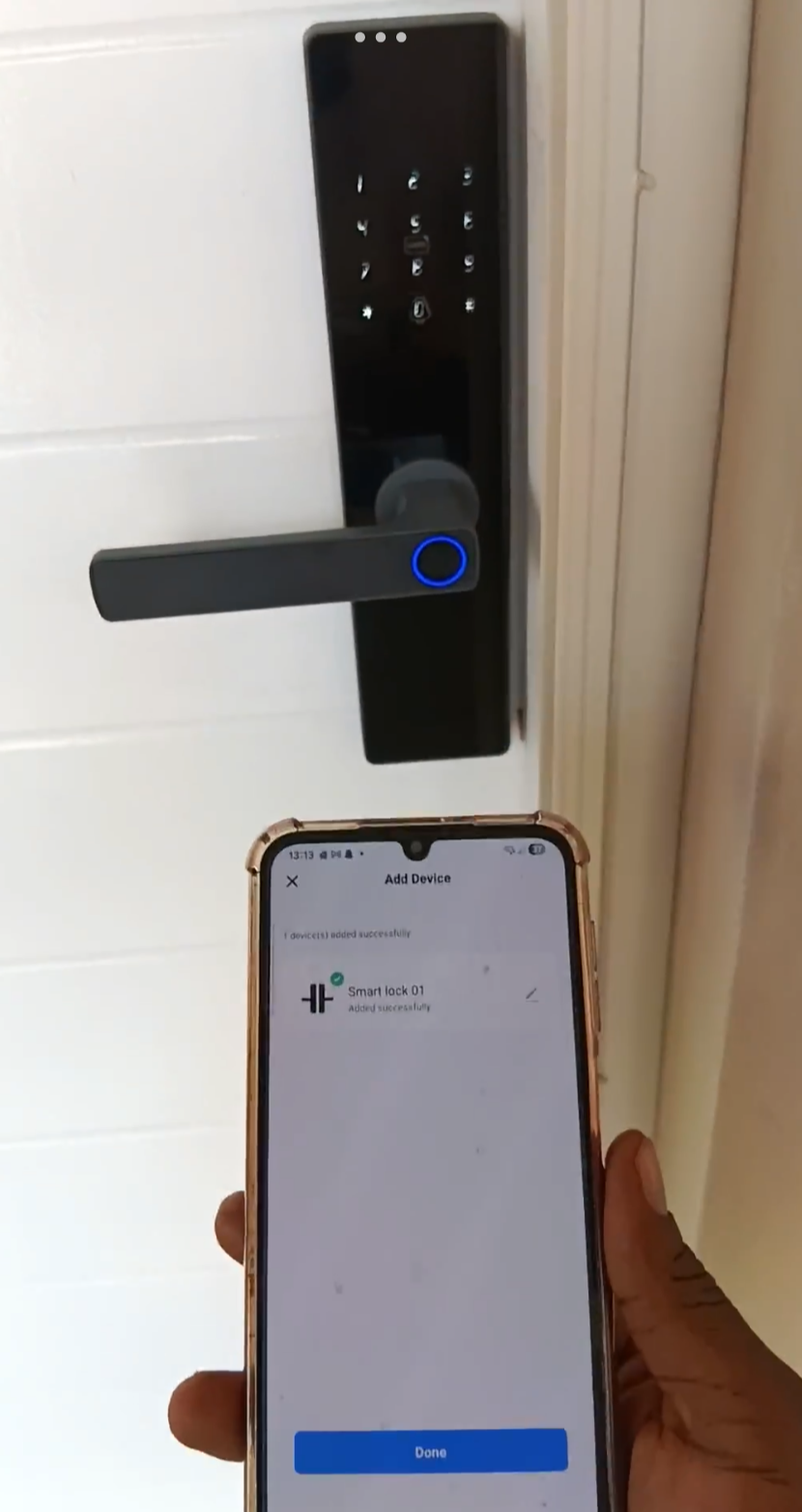 R4 Smart Wi-Fi Fingerprint Door Handle Lock | App, Card, Passcode & Key