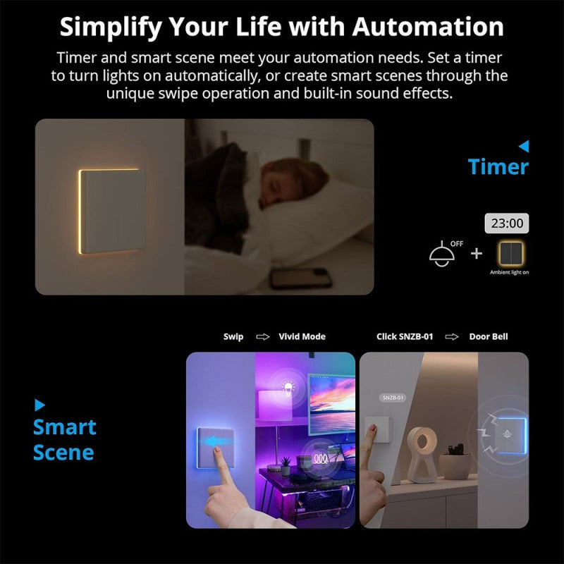 Sonoff TX Ultimate Smart Touch Wall Switch (1/2/3/4 Gang)