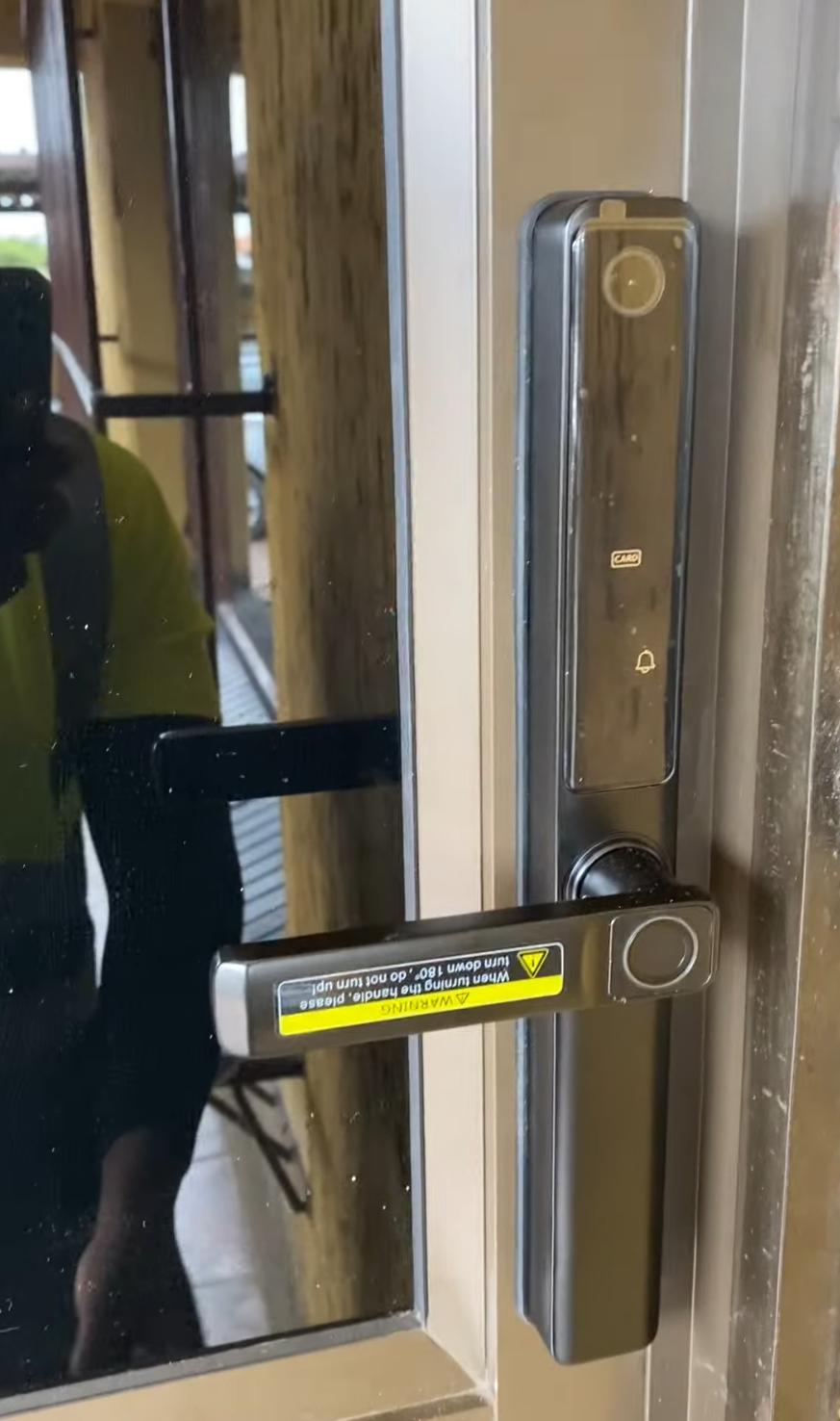 Smart Wi-Fi Waterproof Door Handle Lock F5