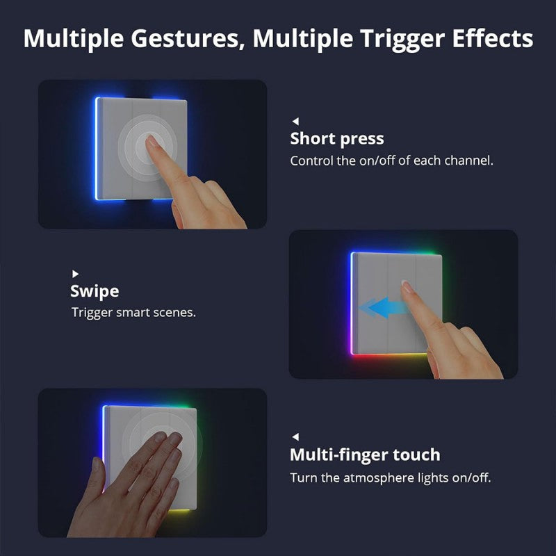 Sonoff TX Ultimate Smart Touch Wall Switch (1/2/3/4 Gang)