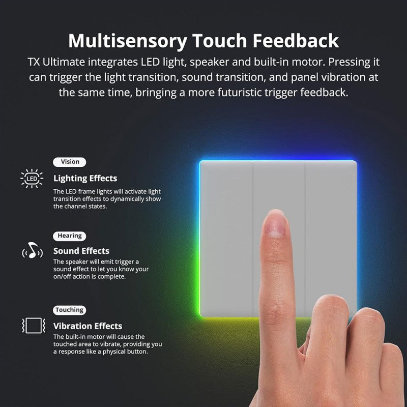Sonoff TX Ultimate Smart Touch Wall Switch (1/2/3/4 Gang)