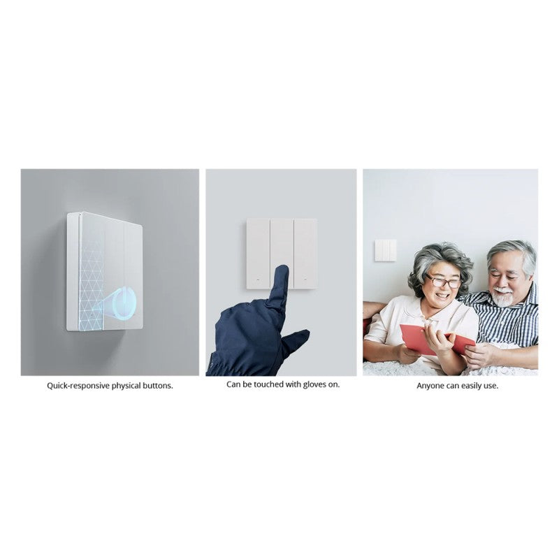 Sonoff M5 Matter Smart Wall Switch (1/2/3 Gang) WiFi Light Switch