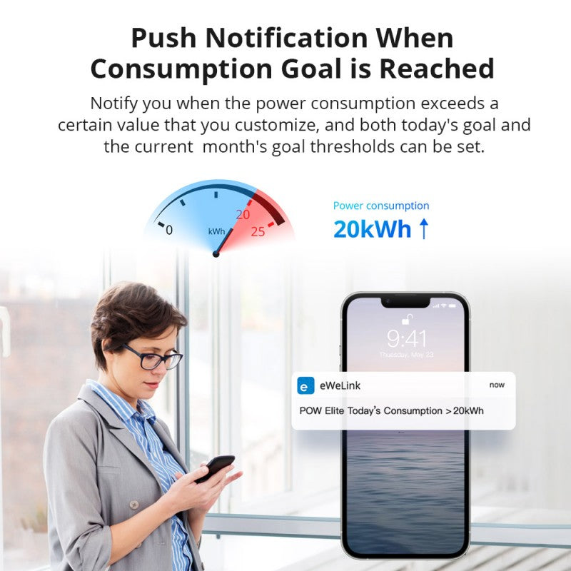Sonoff POWR320D Smart Geyser Timer 20A with Power Monitoring (WiFi)
