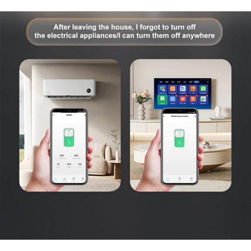 Smart Circuit Breaker Wi-Fi - 63A with Power KWh Monitoring Geyser Timer