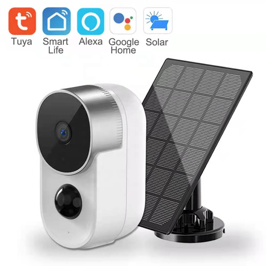 WIFI Control Waterproof 2.0MP Battery Camera With Solar Panel