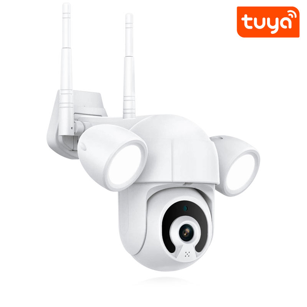 WIFI Control Waterproof Outdoor 5MP HD PTZ Floodlight CCTV Camera