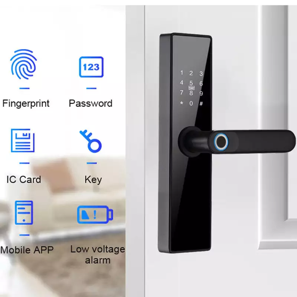 R4 Smart Digital Wi-Fi Fingerprint Door Handle Lock