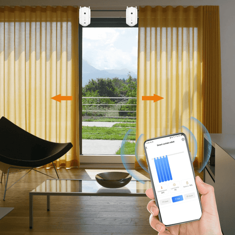Smart Wifi Battery Curtain Opener / Closer - (2 Pack)