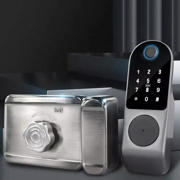Digital Fingerprint Door Handle Lock With Remote