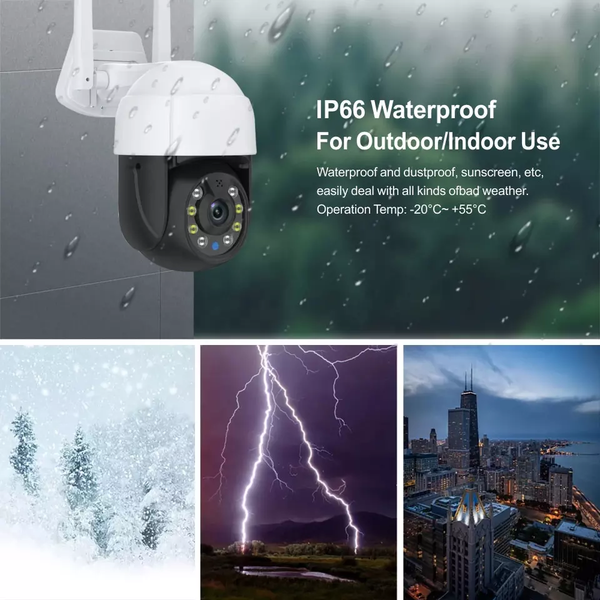 WIFI Control Waterproof Outdoor 3MP HD PTZ CCTV Camera