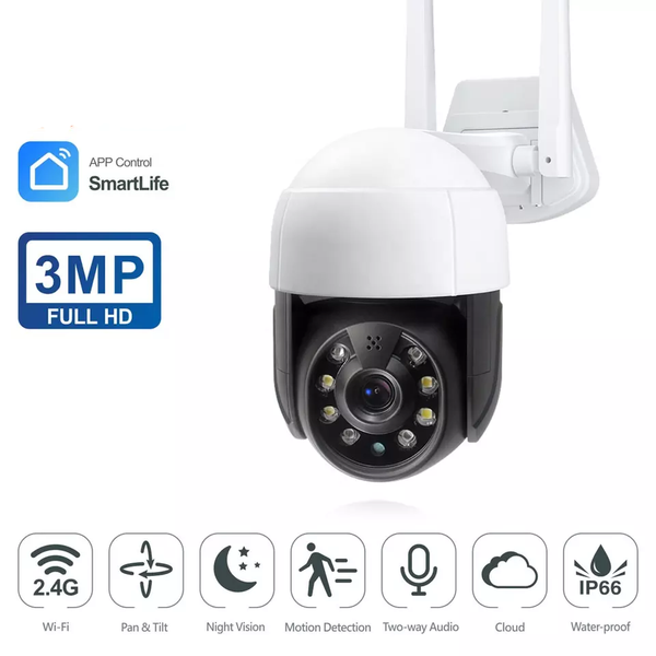 WIFI Control Waterproof Outdoor 3MP HD PTZ CCTV Camera