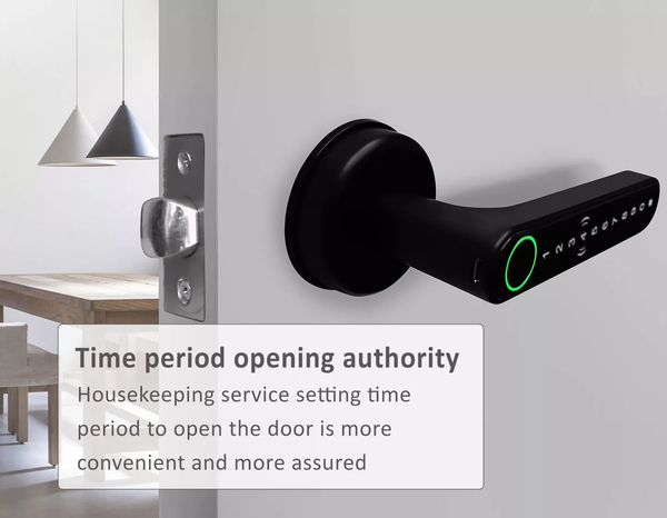 Bluetooth Digital Fingerprint IC Card Smart Door Handle Lock