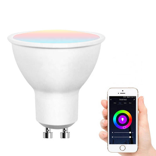 Smart GU10 LED Wi-Fi Bulb + App