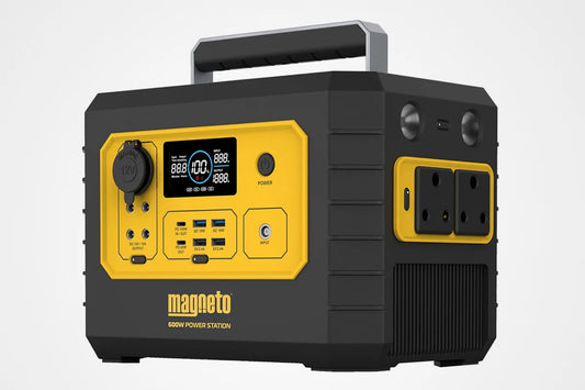Magneto DBK506 Portable Power Station - Yellow/Black (600W)
