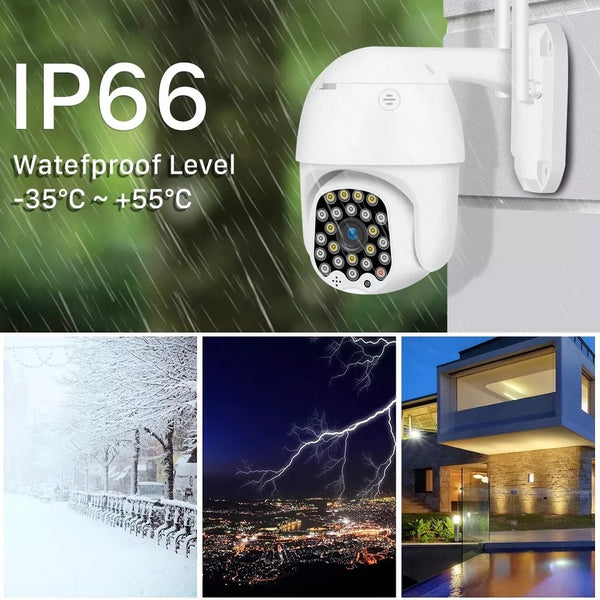 Waterproof Outdoor 5MP 4G PTZ CCTV Camera