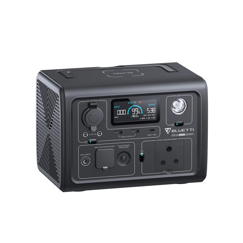 Bluetti EB3A 600W Portable Power Station 268WH