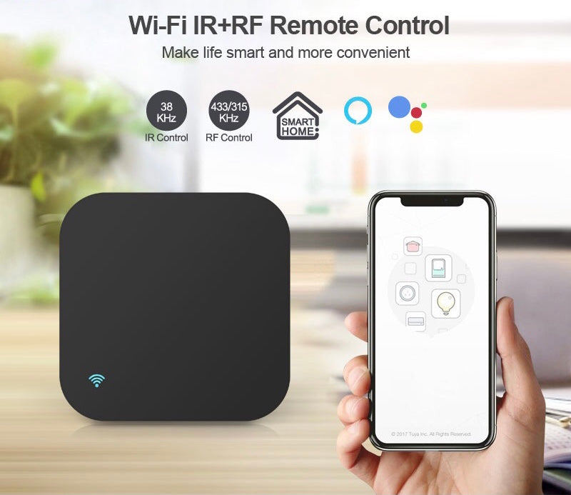 Smart Wi-Fi IR+RF Remote Control