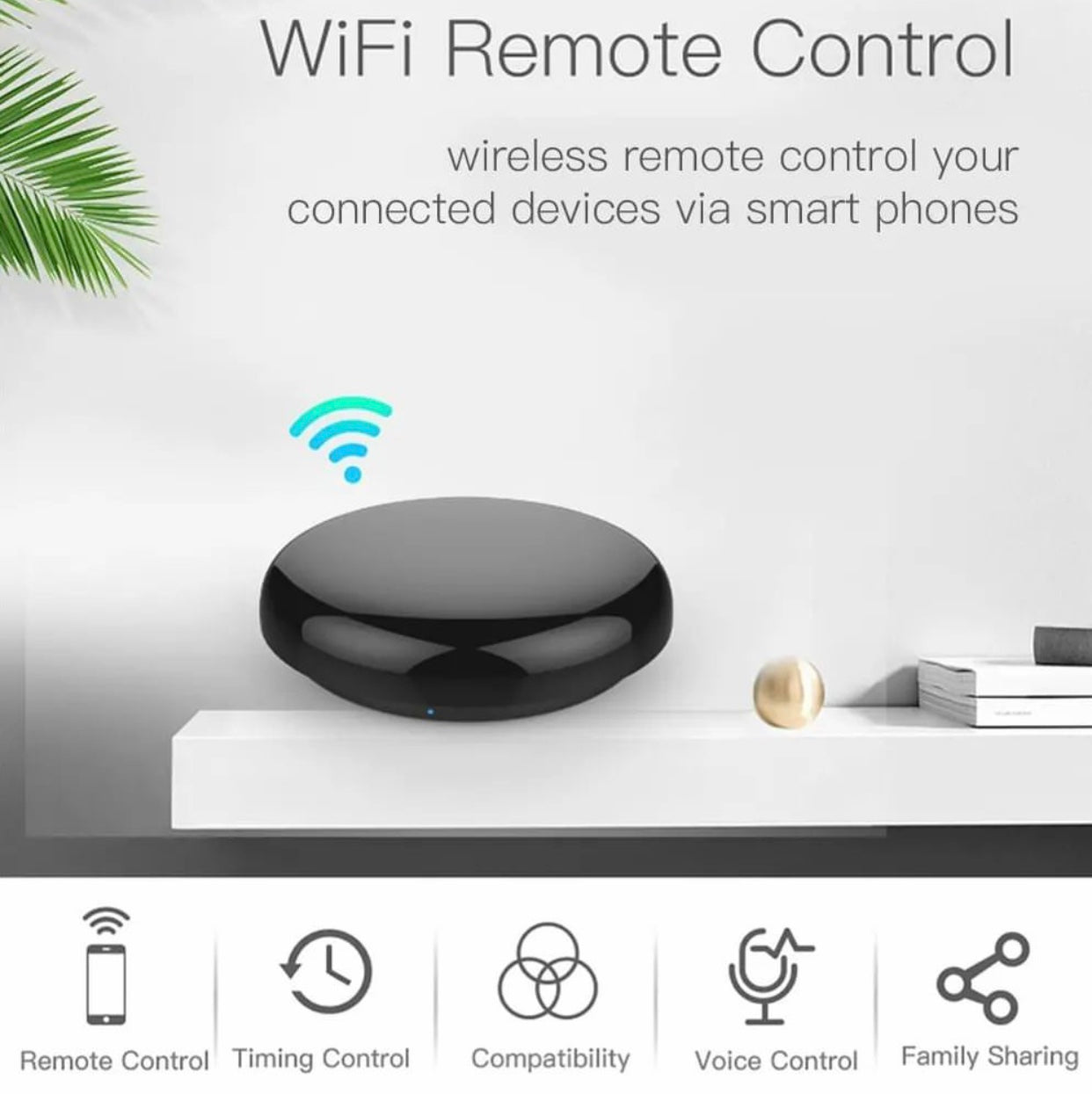 Smart Wi-Fi IR+RF Remote Control