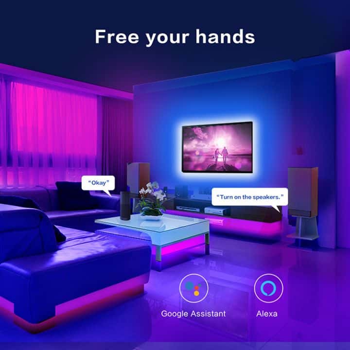 Smart 10m LED Strip Light 5050 RGBIC WiFi + Remote | Smart Life